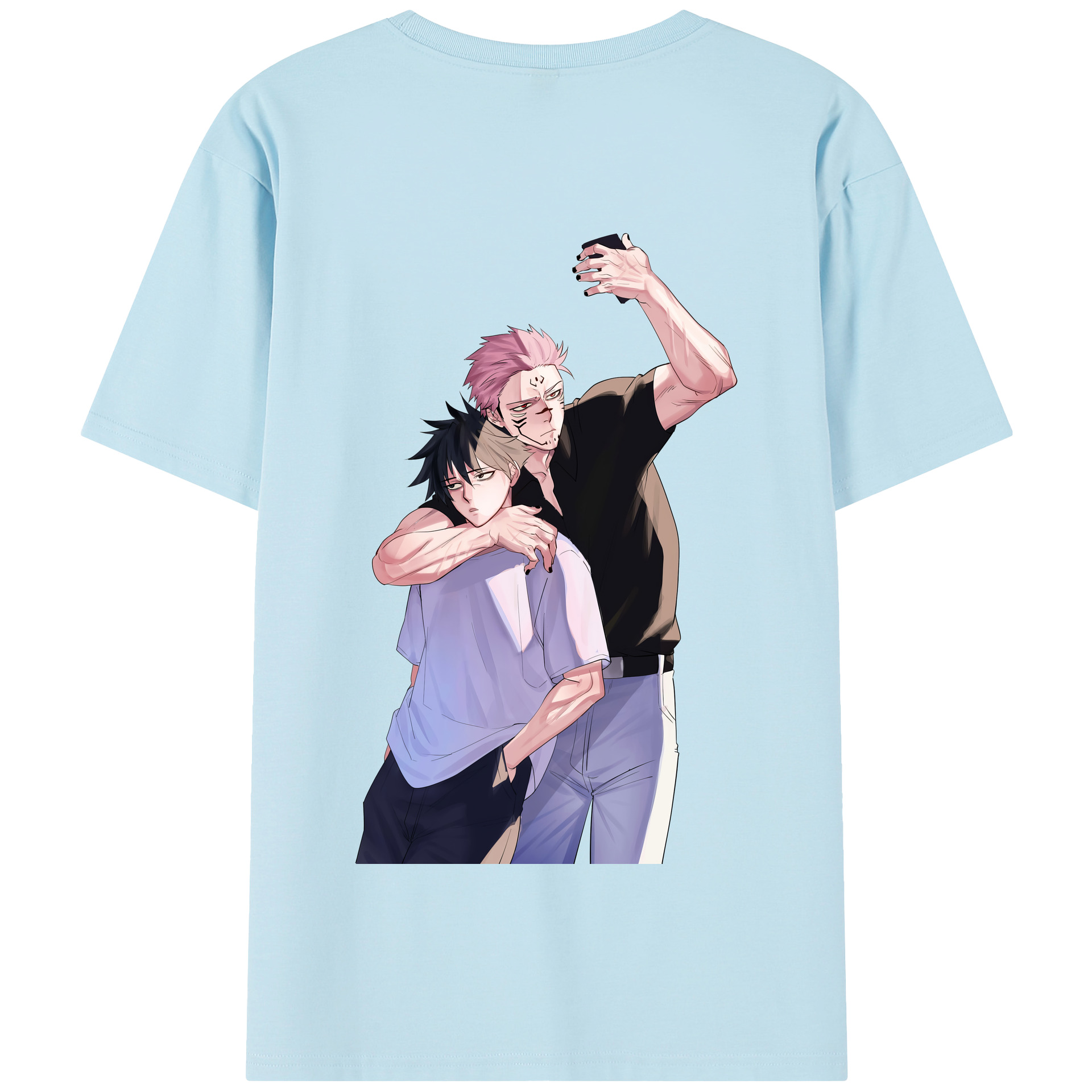 （画像用） 呪術廻戦 Jujutsu Kaisen 綿100％半袖Tシャツ（背面プリント）